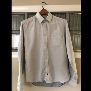 Taylor Stitch The California in Navy Jacquard Dot